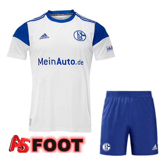 Maillot de Foot Schalke 04 Enfant Exterieur 2022/2023