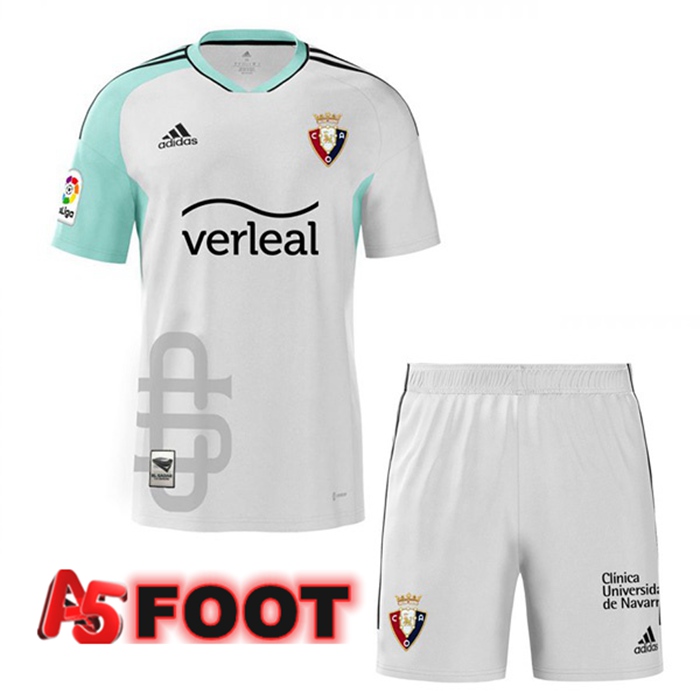 Maillot de Foot CA Osasuna Enfant Third Blanc 2022/2023