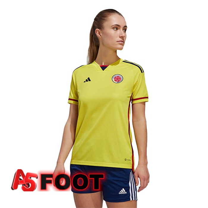 Maillot Foot Equipe de Colombie Femme Domicile Jaune 2022/2023