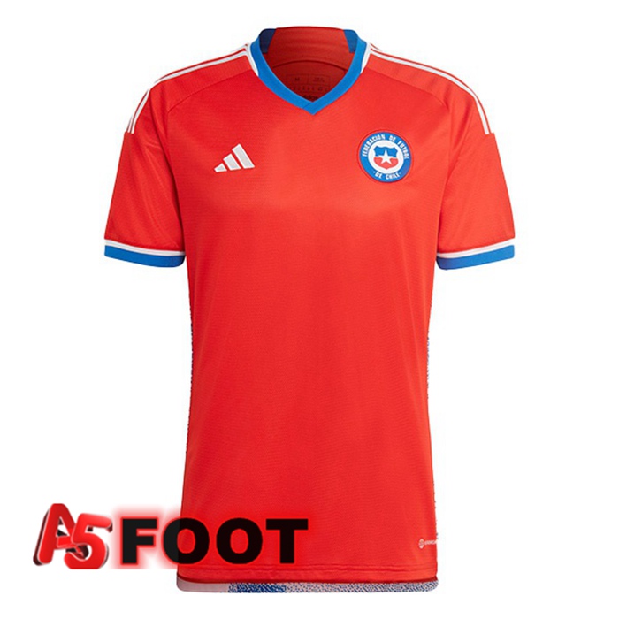 Maillot Foot Equipe de Chili Domicile Rouge 2022/2023