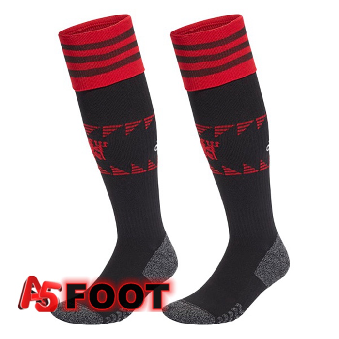 Chaussettes De Foot Manchester United Domicile Rouge 2022/2023