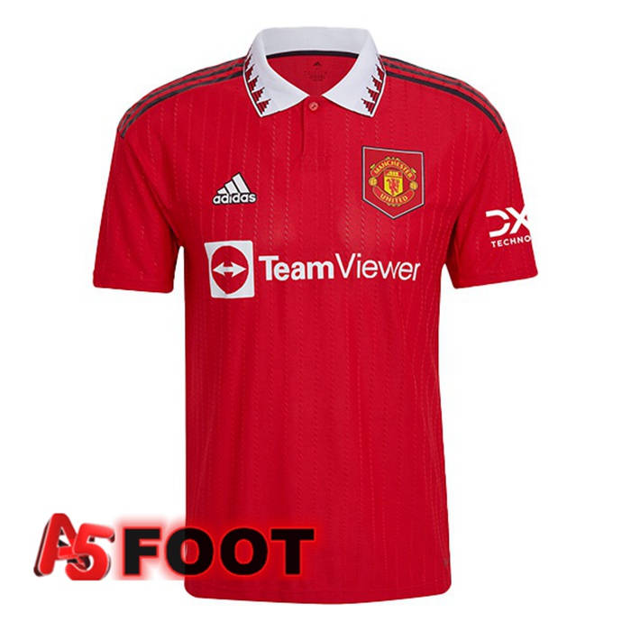 Maillot de Foot Manchester United Domicile Rouge 2022/2023