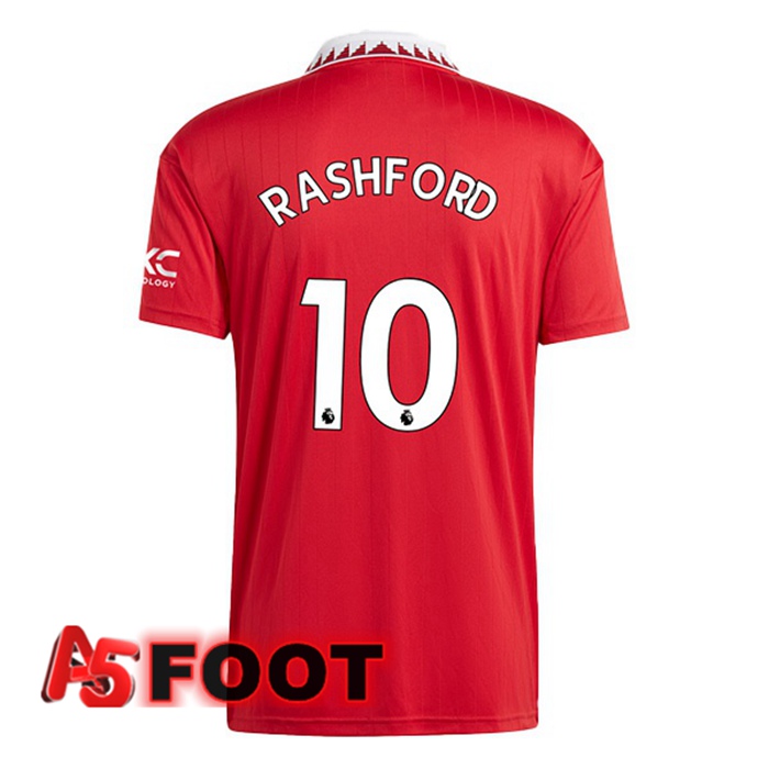 Maillot de Foot Manchester United (RASHFORD 10) Domicile Rouge 2022/2023