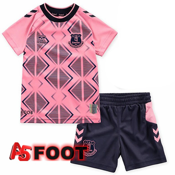 Maillot de Foot Everton Enfant Exterieur Rose 2022/2023