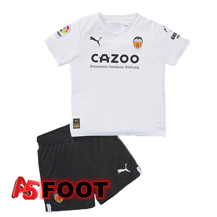 Maillot de Foot Valencia CF Enfant Domicile Blanc 2022/2023