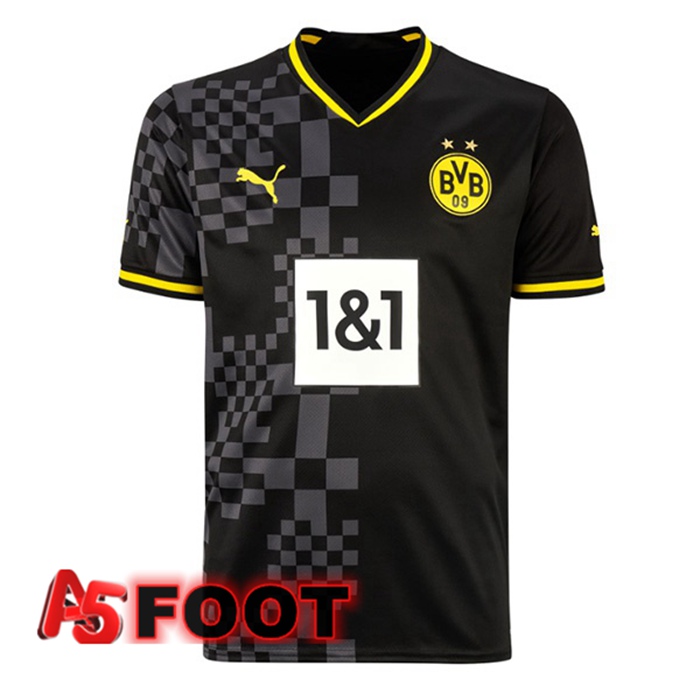 Maillot de Foot Dortmund BVB Exterieur Noir 2022/2023