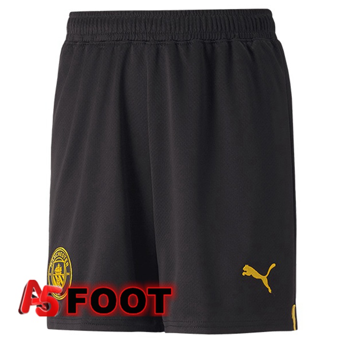 Short De Foot Manchester City Exterieur Rouge Noir 2022/2023