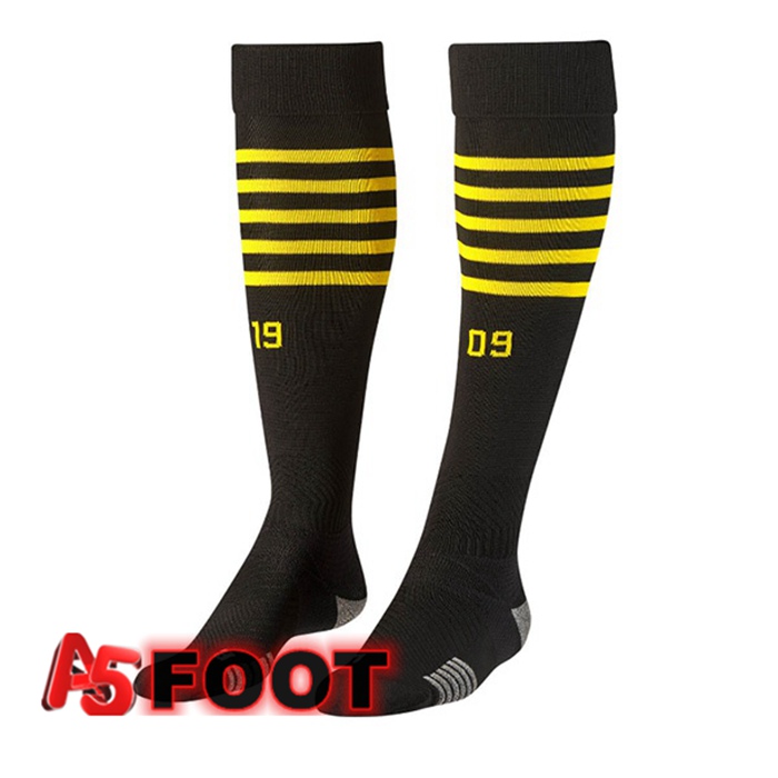 Chaussettes De Foot Dortmund BVB Exterieur Noir 2022/2023