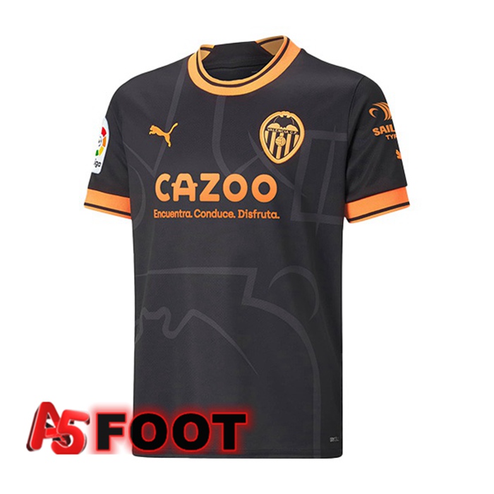 Maillot de Foot Valencia CF Exterieur Noir 2022/2023