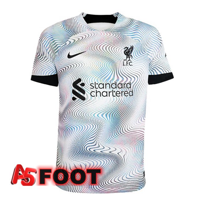 Maillot de Foot FC Liverpool Exterieur Blanc 2022/2023