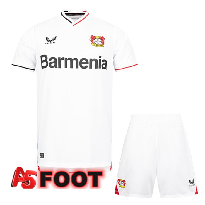 Maillot de Foot Bayer 04 Leverkusen Enfant Third Blanc 2022/2023