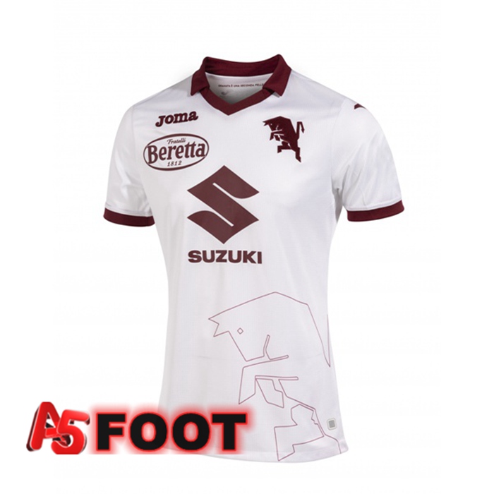 Maillot de Foot Torino FC Exterieur Blanc 2022/2023