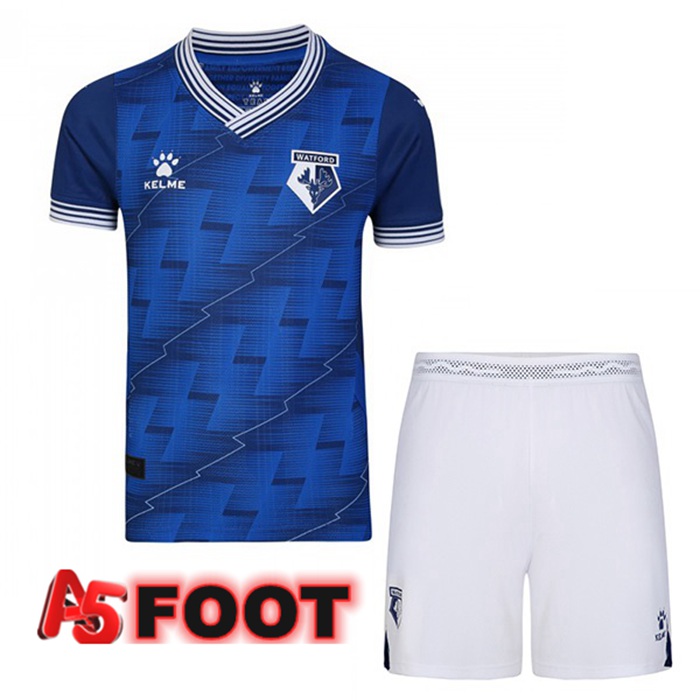 Maillot de Foot Watford FC Enfant Exterieur Bleu 2022/2023