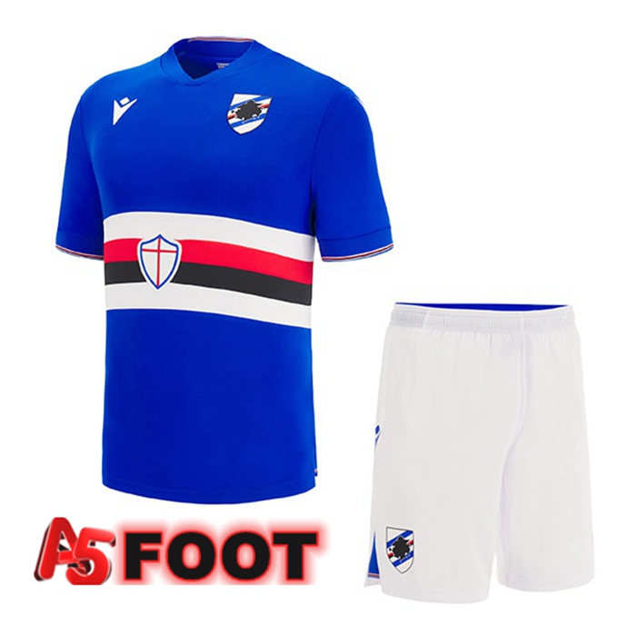 Maillot de Foot UC Sampdoria Enfant Domicile Bleu 2022/2023