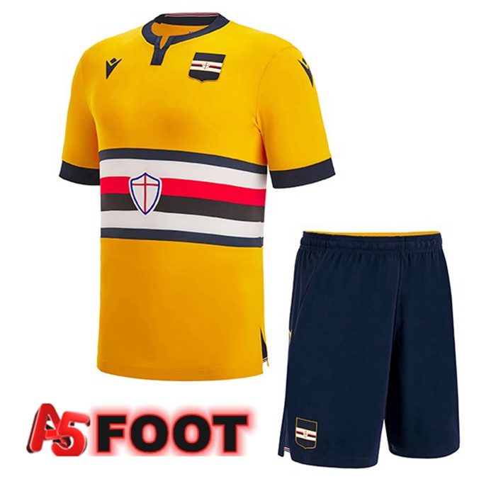 Maillot de Foot UC Sampdoria Enfant Third Jaune 2022/2023