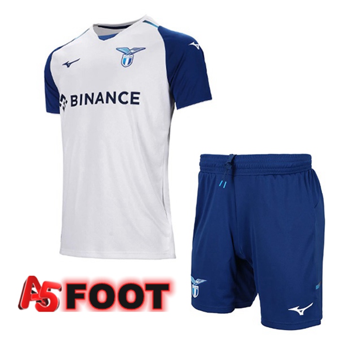 Maillot de Foot SS Lazio Enfant Third Blanc 2022/2023