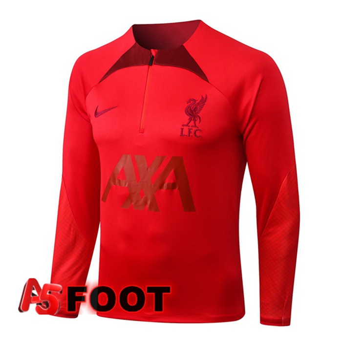 Training Sweatshirt FC Liverpool Rouge 2022/2023