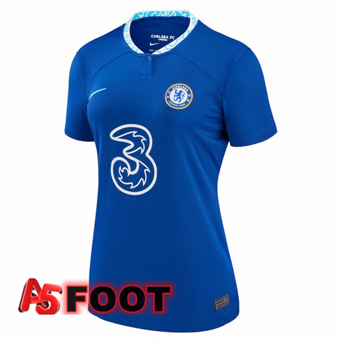 Maillot de Foot FC Chelsea Femme Domicile Bleu 2022/2023