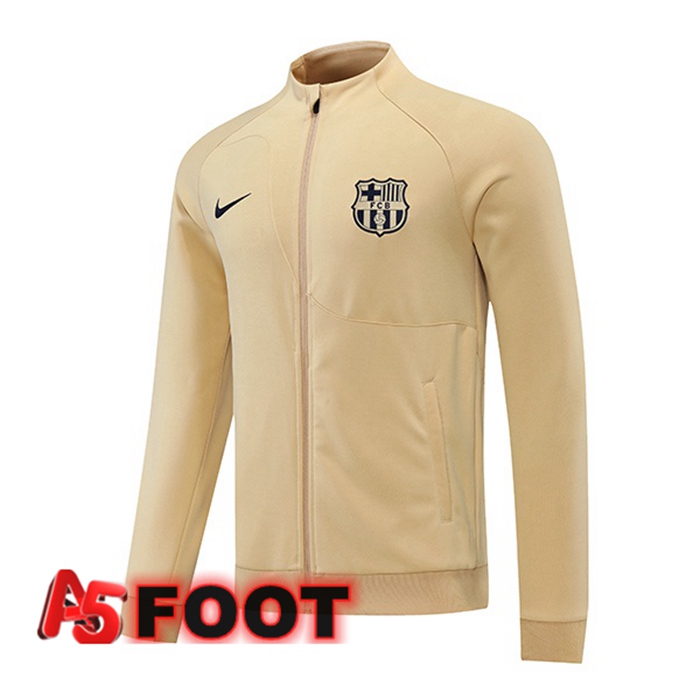 Veste Foot FC Barcelone Jaune 2022/2023