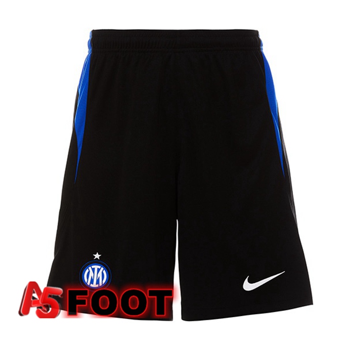 Short De Foot Inter Milan Domicile Noir Bleu 2022/2023