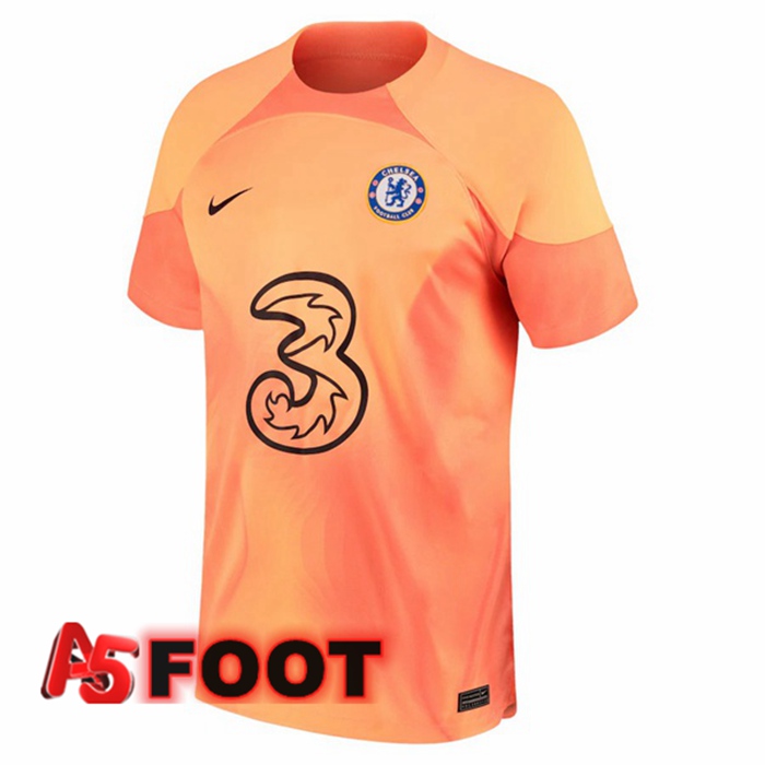 Maillot de Foot FC Chelsea Gardien de but Orange 2022/2023