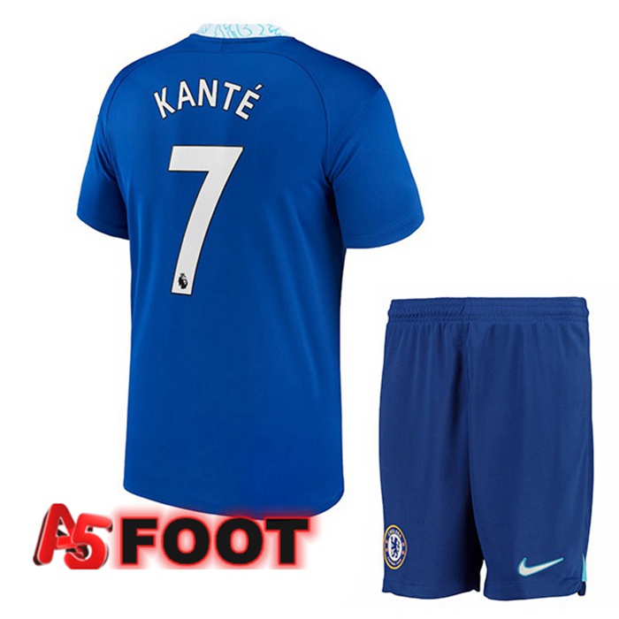Maillot de Foot FC Chelsea (Kanté 7) Enfant Domicile Bleu 2022/2023