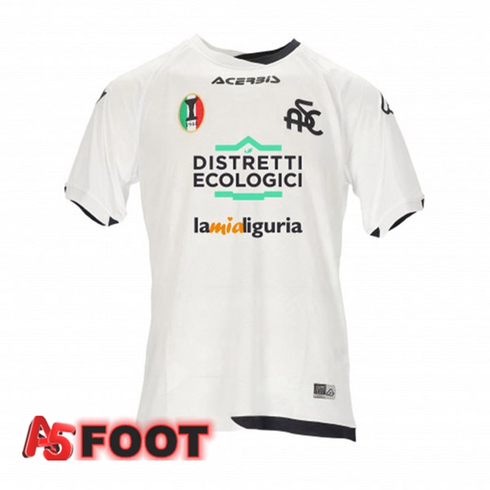 Maillot de Foot Spezia Calcio Domicile Blanc 2022/2023