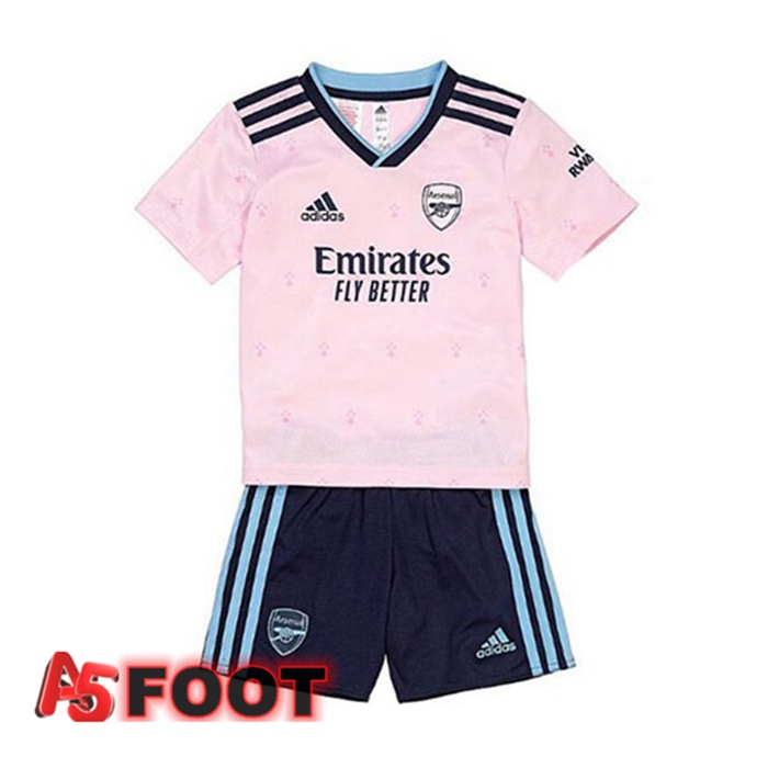 Maillot de Foot Arsenal Enfant Third Rose Bleu 2022/2023