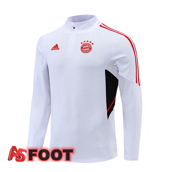 Training Sweatshirt Bayern Munich Blanc 2022/2023