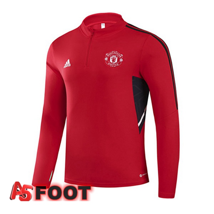 Training Sweatshirt Manchester United Rouge 2022/2023