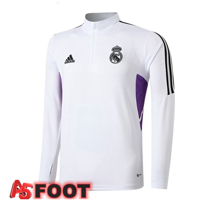 Training Sweatshirt Real Madrid Blanc 2022/2023