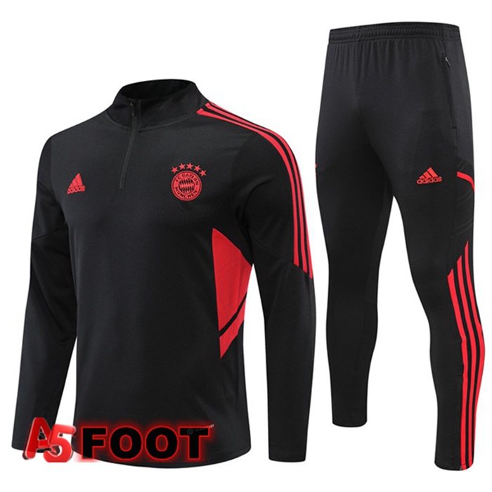 Ensemble Survetement de Foot Bayern Munich Noir 2022/2023