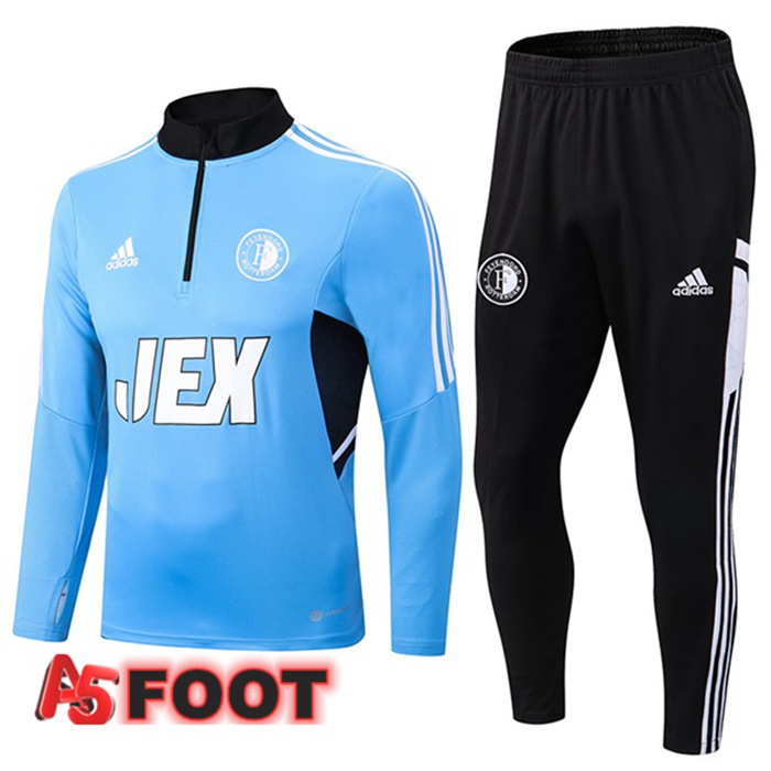 Ensemble Survetement de Foot Feyenoord Bleu 2022/2023