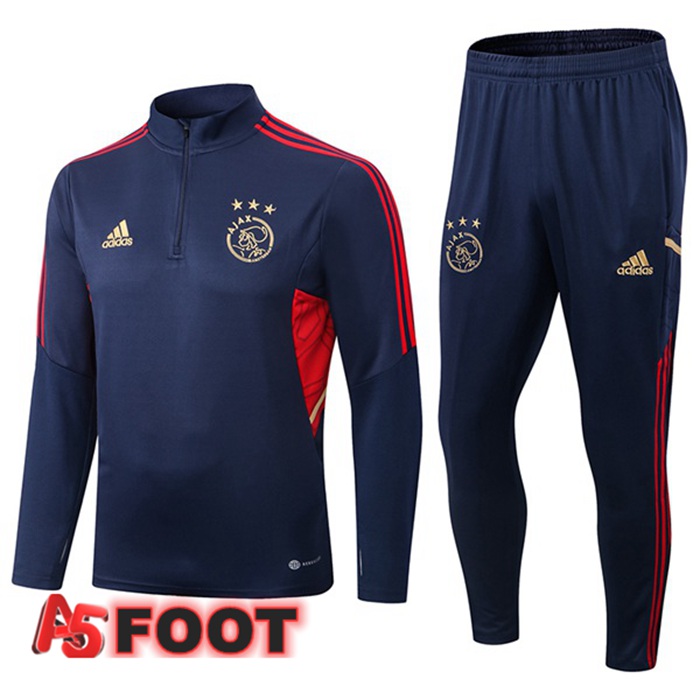 Ensemble Survetement de Foot AFC Ajax Bleu 2022/2023