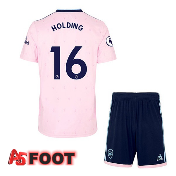 Maillot de Foot Arsenal (HOLDING 16) Enfant Exterieur Rose 2022/2023