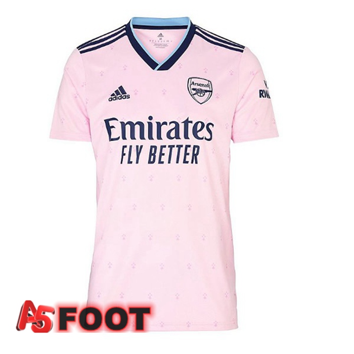 Maillot de Foot Arsenal Third Rose Bleu 2022/2023