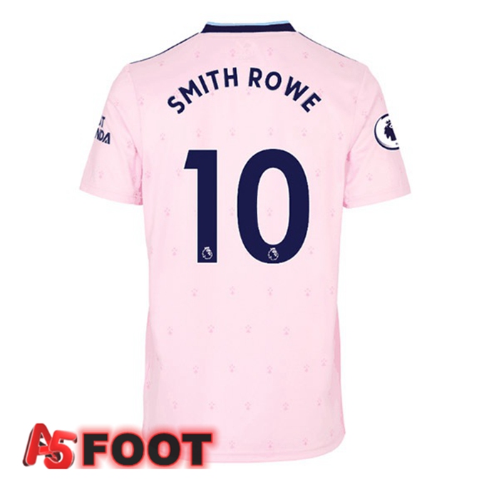 Maillot de Foot Arsenal (SMITH ROWE 10) Exterieur Rose 2022/2023