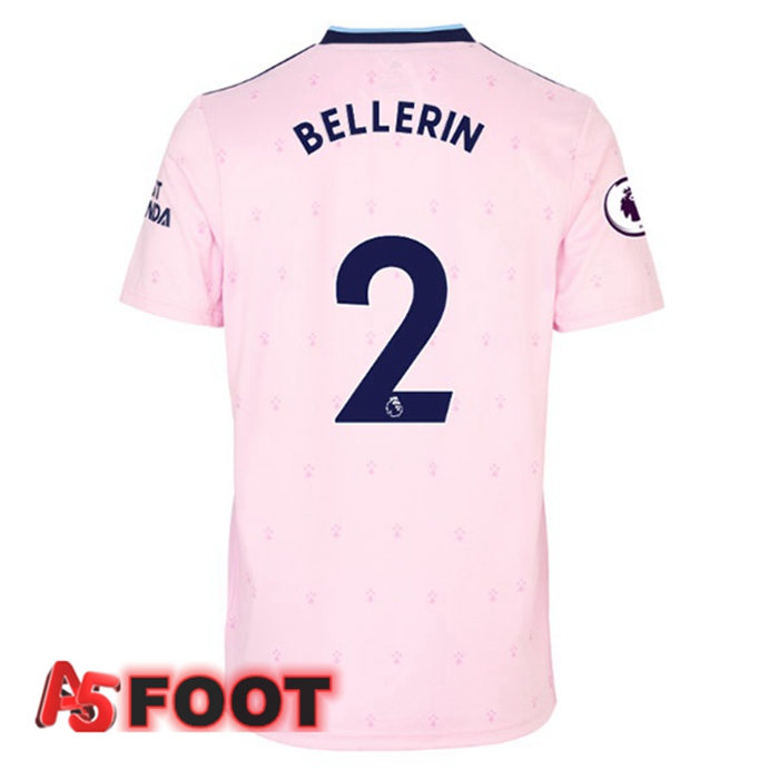 Maillot de Foot Arsenal (BELLERIN 2) Exterieur Rose 2022/2023