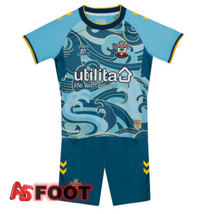 Maillot de Foot Southampton Enfant Exterieur Bleu 2022/2023
