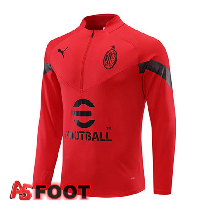 Training Sweatshirt AC Milan Rouge 2022/2023