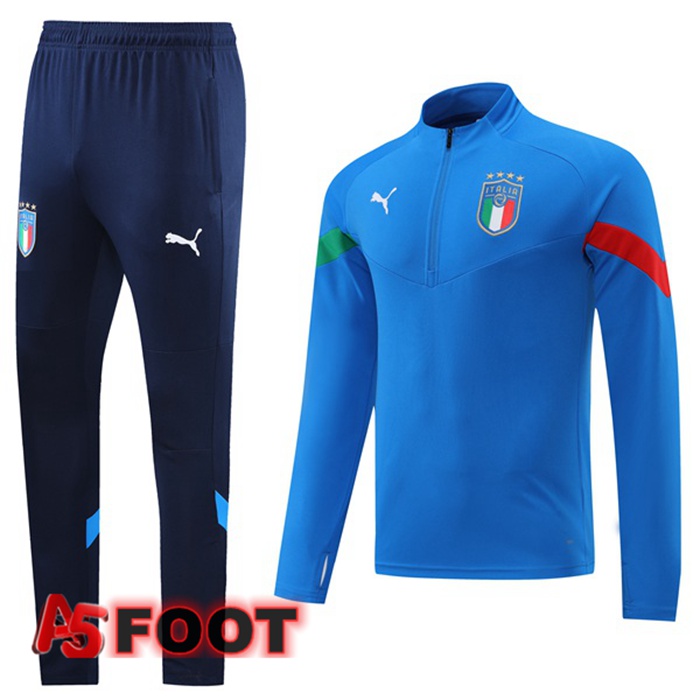 Ensemble Survetement de Foot Italia Bleu 2022/2023