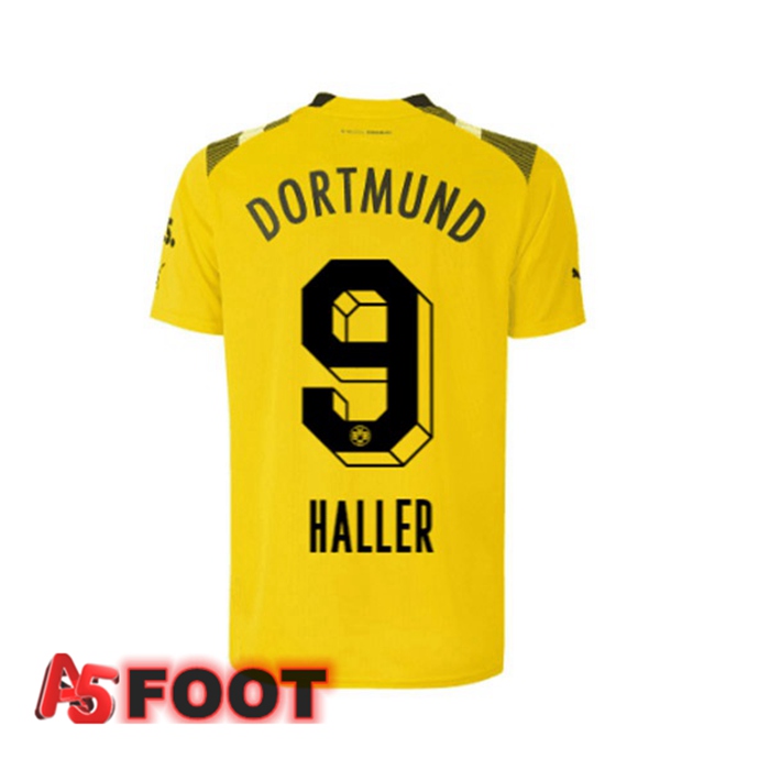 Maillot de Foot Dortmund BVB (Haller 9) cup Jaune 2022/2023