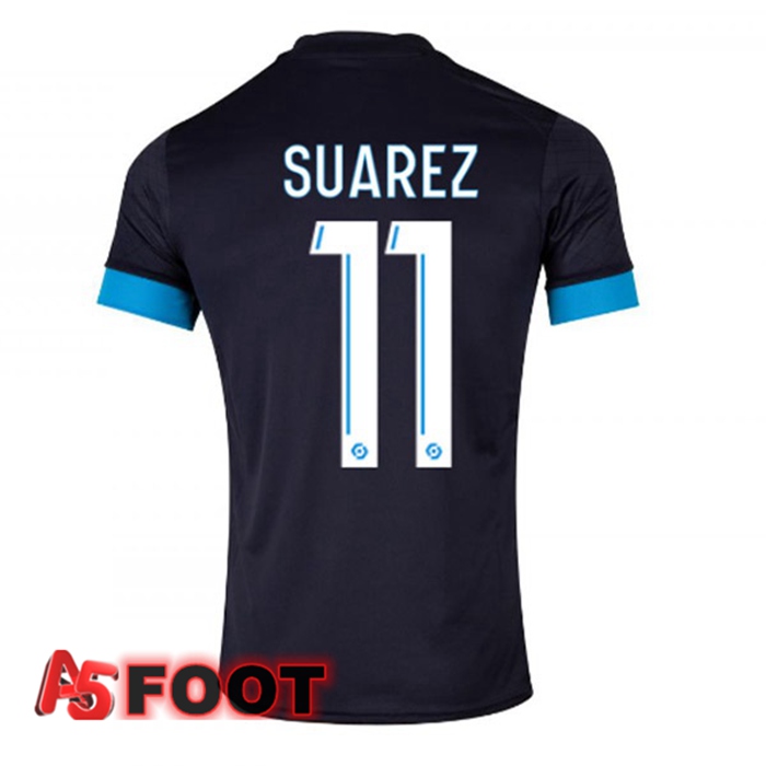 Maillot de Foot Marseille OM (L SUAREZ 11) Exterieur Noir 2022/2023