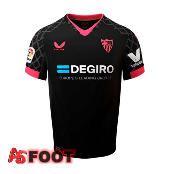 Maillot de Foot Sevilla FC Third Noir 2022/2023