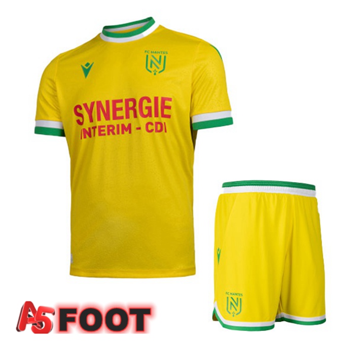 Maillot de Foot FC Nantes Enfant Domicile Jaune 2022/2023