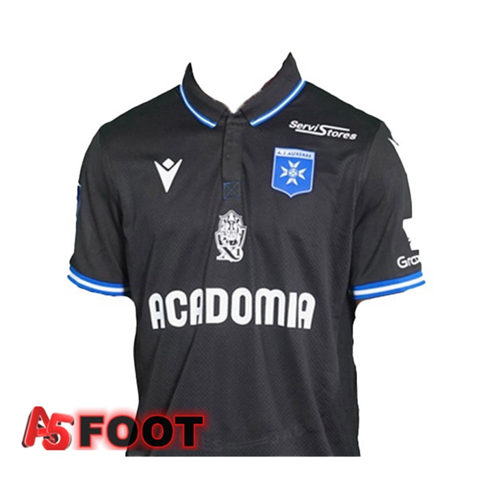 Maillot de Foot AJ Auxerre Exterieur Noir 2022/2023