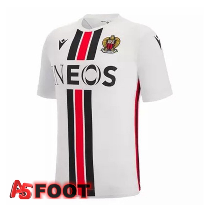Maillot de Foot OGC Nice Exterieur Blanc 2022/2023