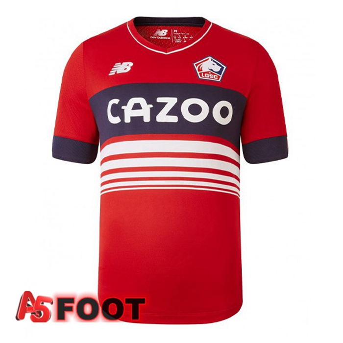 Maillot de Foot Lille OSC Domicile Rouge 2022/2023