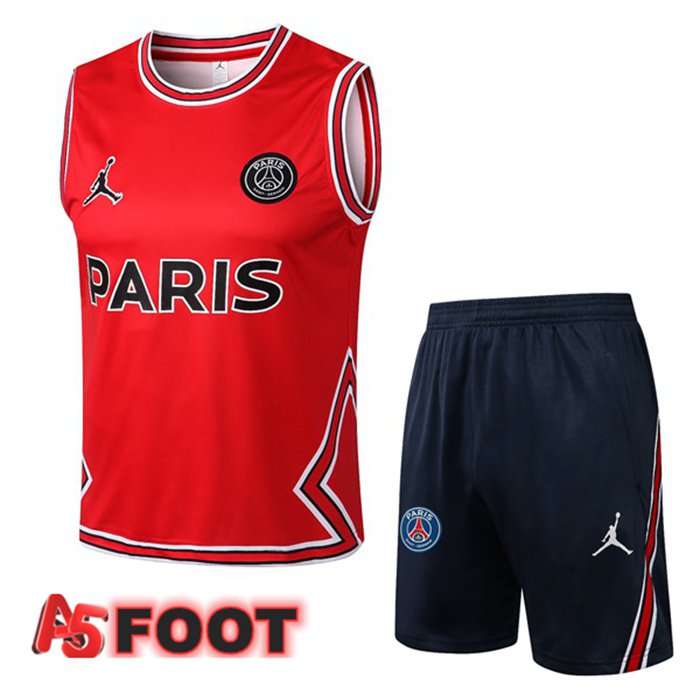 Gilet Foot Paris PSG + Short Rouge 2022/2023
