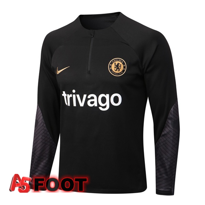 Training Sweatshirt FC Chelsea Noir 2022/2023
